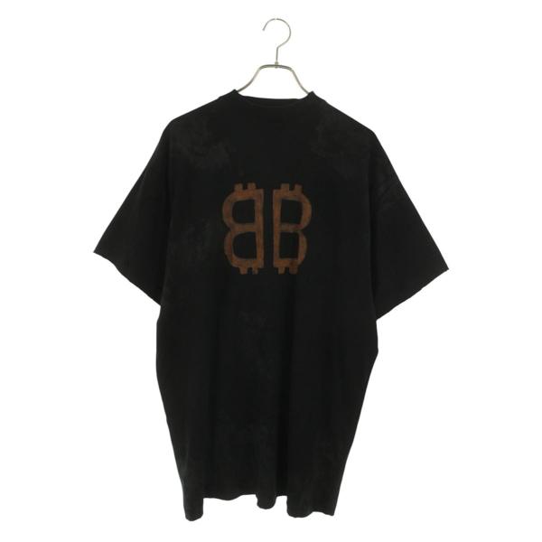 バレンシアガ サイズ:1 739028 TOVN8 BBロゴオーバーサイズTシャツ 中古 NO05 rinkan_10519-250902-0030