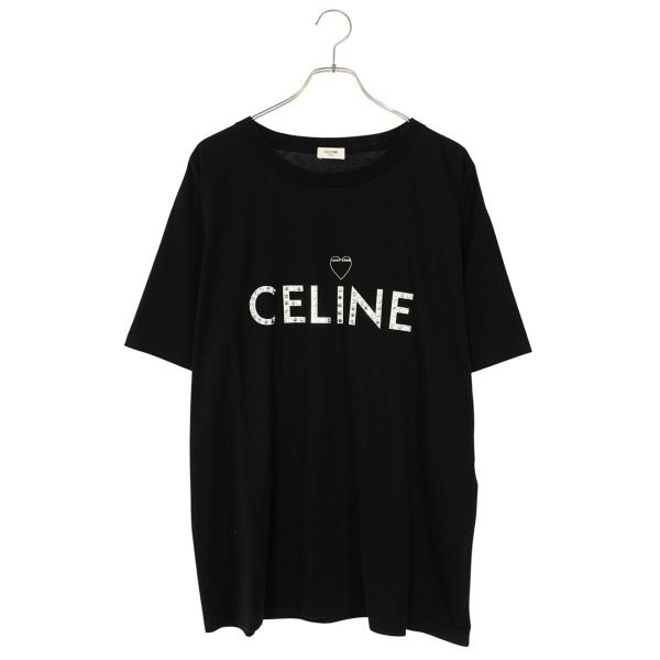 CELINE（セリーヌ） Tシャツ サイズ:XL 2X67A671Q スタッズハートロゴT