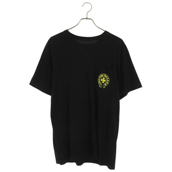 クロムハーツ サイズ:L  CH T-SHRT 1 バック英字プリントTシャツ 中古 FK04 CHROME HEARTS（クロムハーツ） Tシャツ サイズ:L CH T-SHRT 1 バック