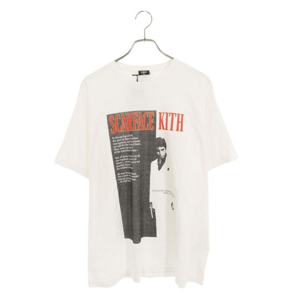 キス サイズ:L  Kith For Scarface Film Poster Vintage Tee ムービープリントTシャツ 中古 BS99 KITH（キス） サイズ:L Kith For Scarface Film Poster Vintage Tee