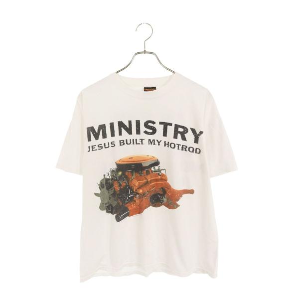 ヴィンテージ サイズ:L MINISTRY JESUS BUILT MY HOTROD フロント