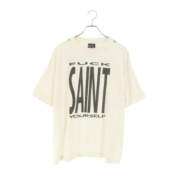 セントマイケル サイズ:L  SM-HR8-0000-C37 カレッジロゴTシャツ 中古 SB01 SAINT Mxxxxxx（セントマイケル） Tシャツ サイズ:L SM-HR8-0000-020