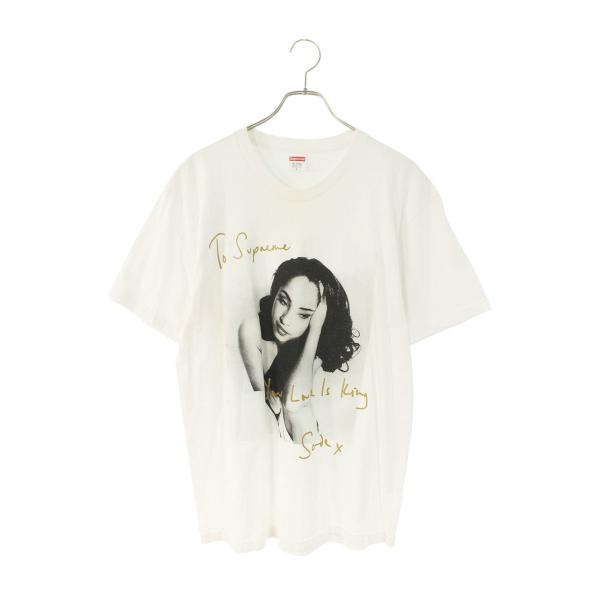 シュプリーム サイズ:L  17SS  Sade Tee シャーデーアデュプリントTシャツ 中古 BS99 Supreme（シュプリーム） Tシャツ サイズ:L 17SS Sade Tee シャーデー