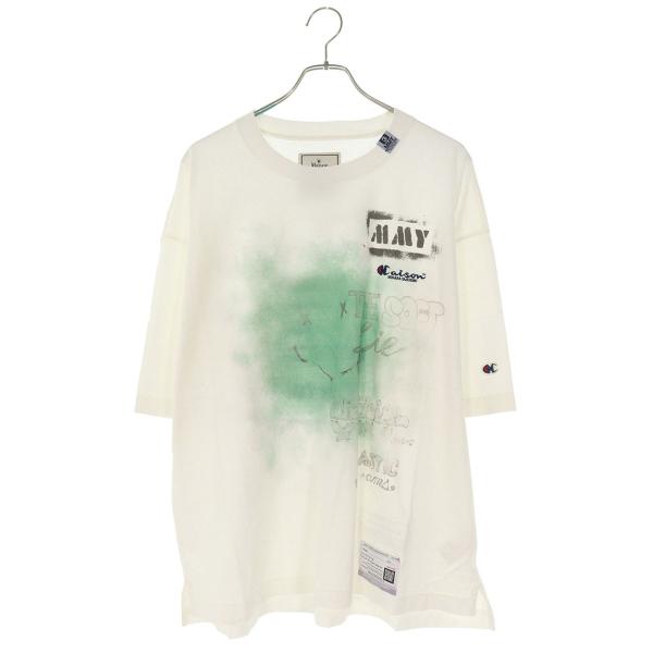 ミハラヤスヒロ サイズ:46  A10TS711 スマイルプリントTシャツ 中古 BS99 MIHARAYASUHIRO ミハラヤスヒロ サイズ:46 A10TS711 スマイルプリントT