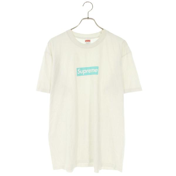 シュプリーム  ティファニー サイズ:S  21AW  Box Logo Tee ボックスロゴTシャツ 中古 SB01 Supreme（シュプリーム） Tシャツ ティファニー サイズ:L 21AW Box