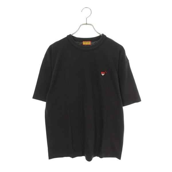 ヒューマンメイド サイズ:XL  XX30TE020 ロゴ刺繍バックプリントTシャツ 中古 BS99 HUMAN MADE（ヒューマンメード） ヒューマンメイド サイズ:XL
