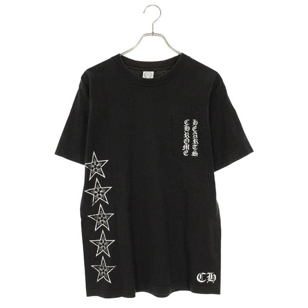 クロムハーツ サイズ:M  CH T-SHRT 2 スタープリントTシャツ 中古 SS07 CHROME HEARTS（クロムハーツ） Tシャツ サイズ:M CH T-SHRT 2 スター
