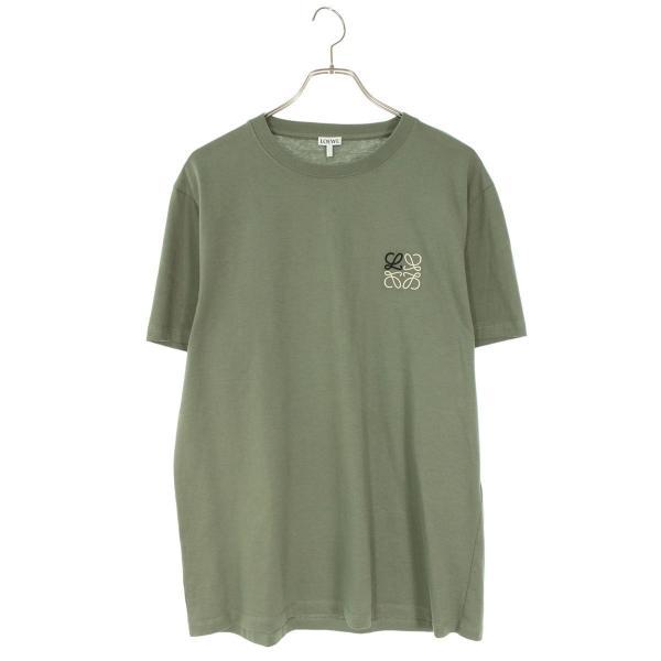 ロエベ サイズ:M  H526Y22J26 アナグラムロゴ刺繍Tシャツ 中古 FK04 LOEWE（ロエベ） サイズ:M H526Y22J26 アナグラムロゴ刺繍Tシャツ 中古