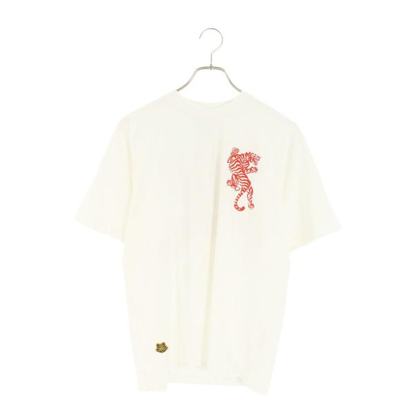 ケンゾー サイズ:XS  FC55TS082CSB タイガー刺繍Tシャツ 中古 BS99 KENZO（ケンゾー） サイズ:XS FC55TS082CSB タイガー刺繍Tシャツ 中古