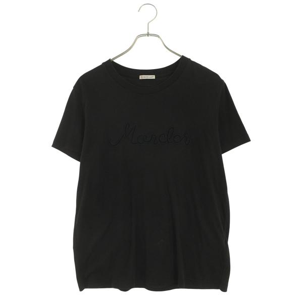 MONCLER モンクレール ロングtシャツ ビックセンター刺繍 肩パッチ刺繍 MONCLER モンクレール ロングtシャツ ミックスロゴ 肩パッチ刺繍付き