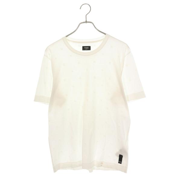 FENDI（フェンディ） Tシャツ サイズ:S FY0936 AITZ FFズッカ柄Tシャツ