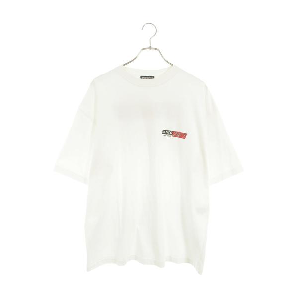 BALENCIAGA（バレンシアガ） Tシャツ サイズ:L 612966 TIVD1 NEWSロゴ