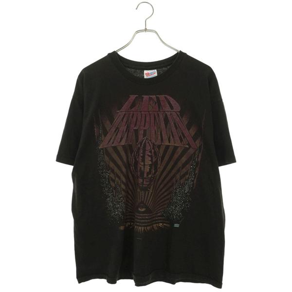 ヴィンテージ サイズ:XL LED ZEPPELIN レッド・ツェッペリン ロゴプリントTシャツ 中古 BS99