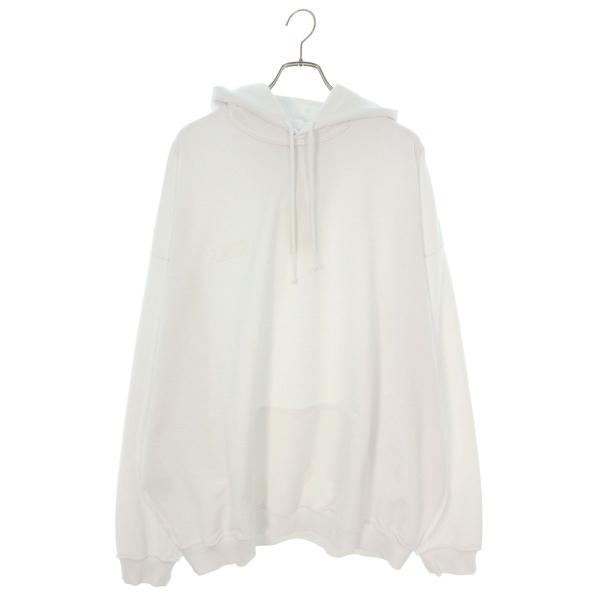 ヴェトモン パーカー 24AW UA65HD107W サイズ:L インサイドアウトレーベルパーカー 新古品 BS55 VETEMENTS（ヴェトモン） パーカー 24AW UA65HD107W サイズ:L