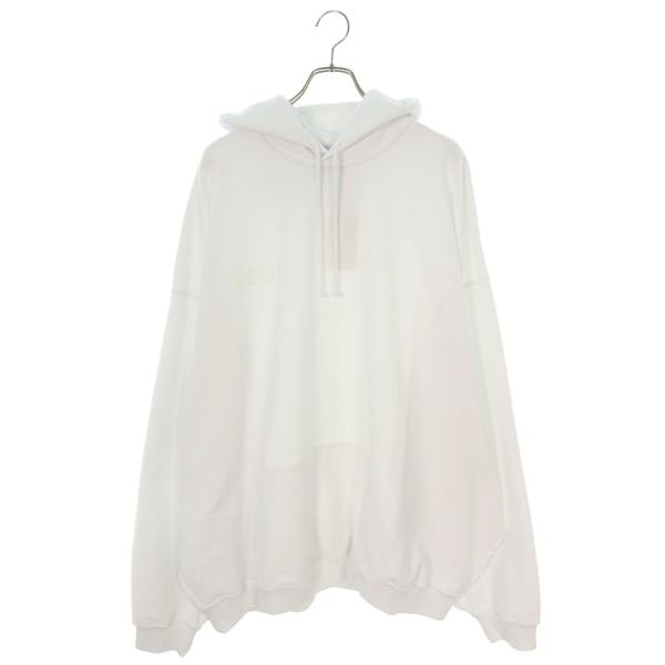 ヴェトモン パーカー 24AW UA65HD107W サイズ:XL インサイドアウトレーベルパーカー 新古品 BS55 VETEMENTS（ヴェトモン） パーカー 24AW UA65HD107W サイズ:XL