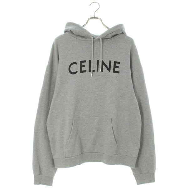 セリーヌ  2Y321670Q クラシックロゴルーズプルオーバーパーカー メンズ XXL CELINE（セリーヌ） サイズ:XXL 2Y321670Q クラシックロゴルーズプル
