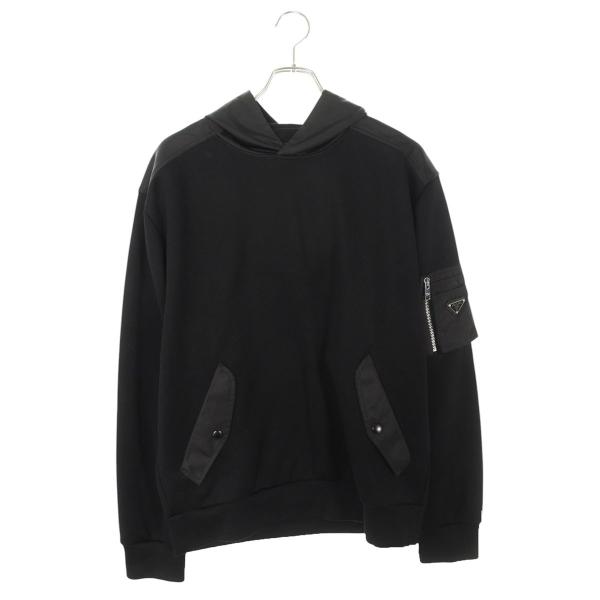 プラダ サイズ:S  UJL04C S000 11JE Re-Nylonコットンフリースパーカー 中古 SB01 PRADA（プラダ） サイズ:S UJL04C S000 11JE Re-Nylonコットンフリース