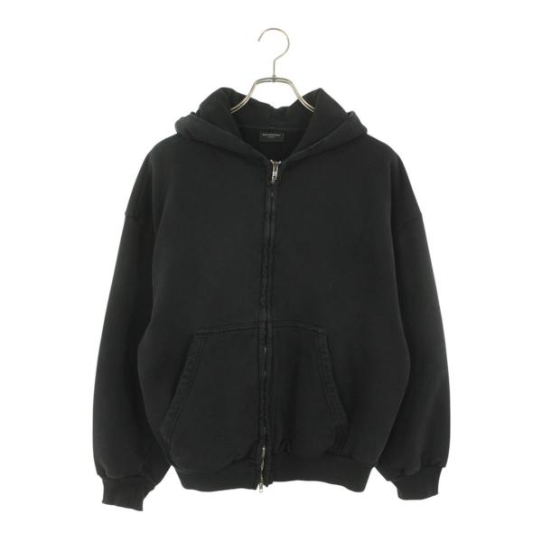 バレンシアガ サイズ:S 803264 TRVU1 ダメージ加工ペインテッドジップアップパーカー 中古 SS13 BALENCIAGA（バレンシアガ） サイズ:S 803264 TRVU1 ダメージ加工