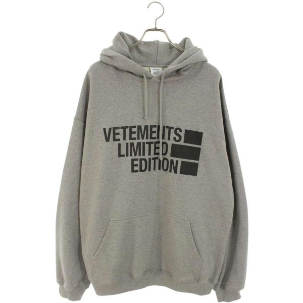 ヴェトモン サイズ:M  UE51TR820G リミテッドエディションプルオーバーパーカー 中古 BS99 VETEMENTS（ヴェトモン） サイズ:M UE51TR820G リミテッドエディション
