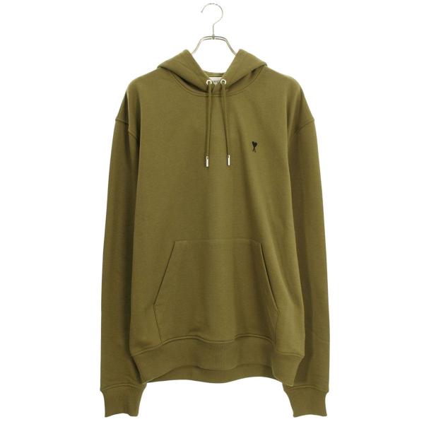 アミアレクサンドルマテュッシ サイズ:M  25AW  HSW764 ハートA刺繍プルオーバーパーカー 新古品 OM10 AMI Alexandre Mattiussi アミアレクサンドルマテュッシ サイズ:XL