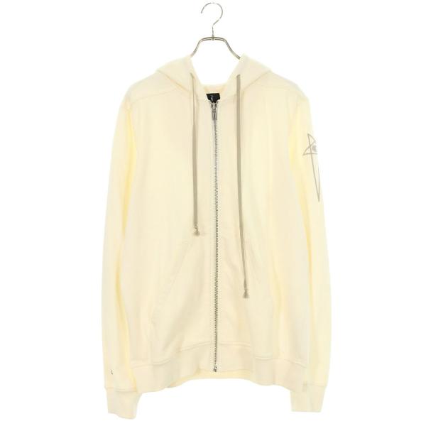 リックオウエンス サイズ:L  CM02C9221-CHFE ショルダーロゴエンブロイダリーパーカー 中古 SJ02 Rick Owens（リック・オウエンス） サイズ:L CM02C9221-CHFE