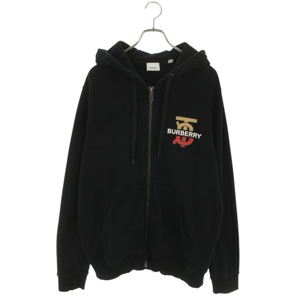 BURBERRY バーバリー サイズ:M 8017000 ロゴワッペンジップアップ  