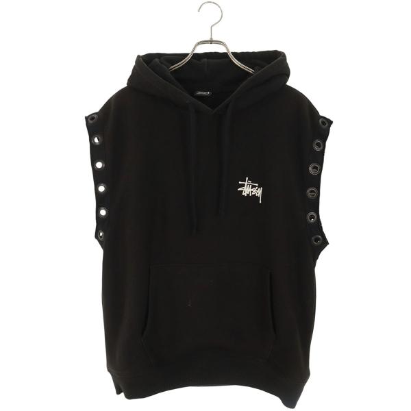 コムデギャルソンジュンヤワタナベマン  ステューシー サイズ:M  WM-T909 ノースリーブカスタムプルオーバーパーカー 中古 BS99 コムデギャルソンジュンヤワタナベマン ステューシー サイズ:M WM-T909