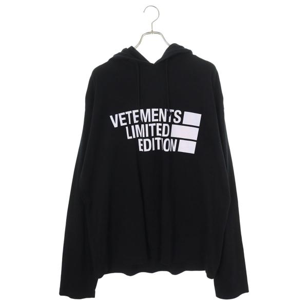 VETEMENTS ヴェトモン サイズ:S UE51TR830B ロゴプリントプル