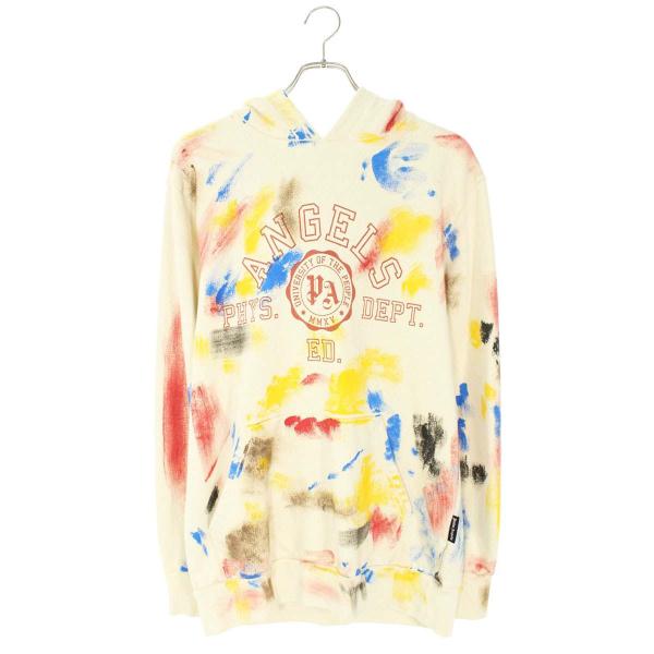 パームエンジェルス サイズ:S  PMBB058S22FLE021 ペイント加工プルオーバーパーカー 中古 BS99 Palm Angels（パームエンジェルス） サイズ:S PMBB058S22FLE021