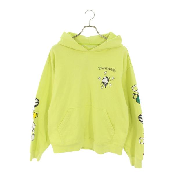 クロムハーツ   PPO HRDWR GRN HD PLVR MATTY BOYプリントハードウェアグリーンパーカー 中古 SJ02 CHROME HEARTS（クロムハーツ） パーカー PPO HRDWR GRN HD PLVR MATTY