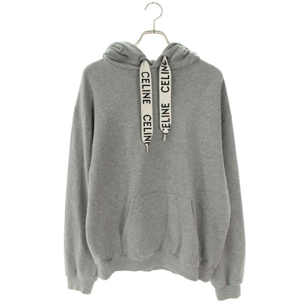 セリーヌ サイズ:L  2Y468670Q ルーズ プルオーバーパーカー 中古 SB01 CELINE（セリーヌ） パーカー サイズ:L 2Y468670Q ルーズ プルオーバー