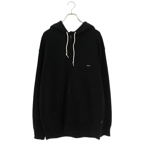 ゴッドセレクショントリプルエックス サイズ:XL ロゴワッペンジップパーカー 中古 BS99 GOD SELECTION XXX ゴッドセレクショントリプルエックス サイズ:XL