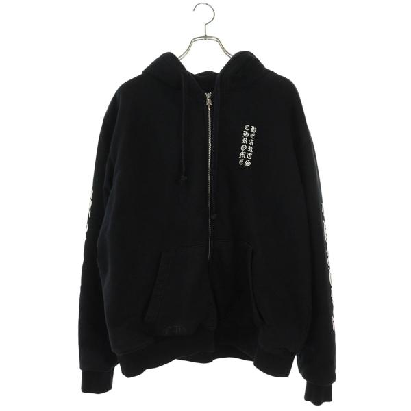 CHROME HEARTS（クロムハーツ） パーカー サイズ:L THRML HD ZIP 裏地
