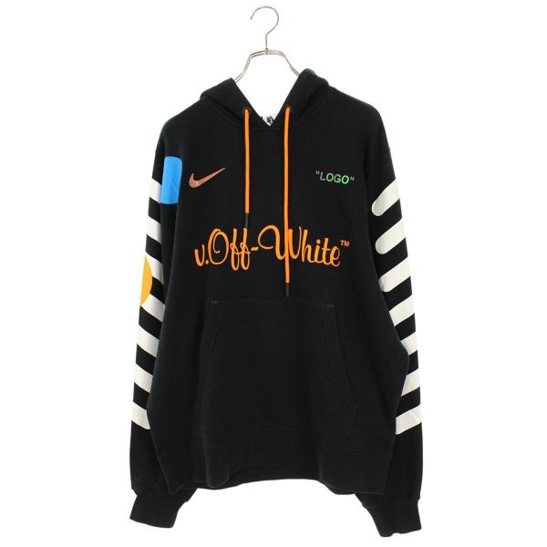 ナイキ オフホワイト  AA3257-010 フットボールコレクションパーカー メンズ L NIKE（ナイキ） オフホワイト サイズ:L AA3257-010 フットボール