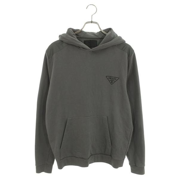 PRADA（プラダ） サイズ:XL UJL20A ラバーロゴプリントナイロン切替