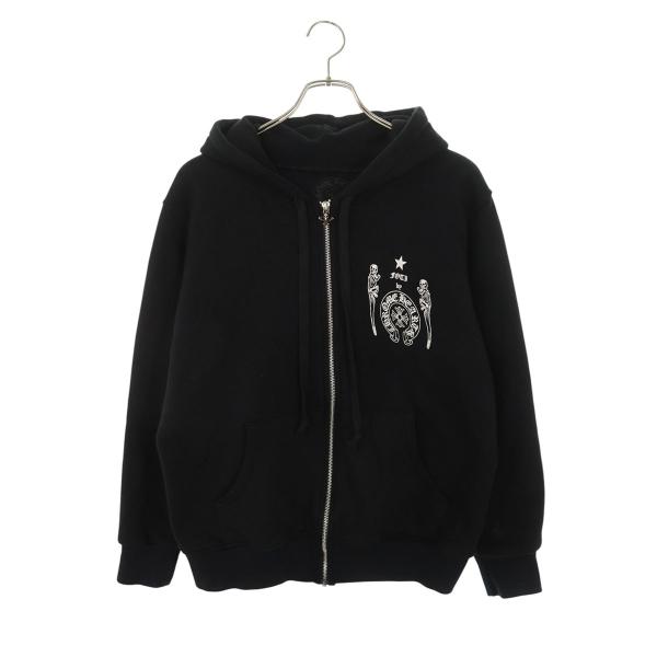 CHROME HEARTS（クロムハーツ） パーカー サイズ:M THRML HD ZIP 裏地