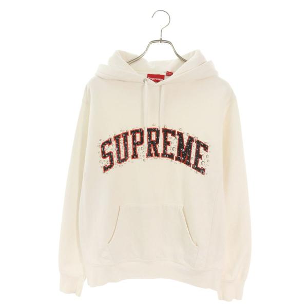 超人気デザイン☆シュプリーム 刺繍 アイスロゴ アーチロゴ パーカー 3L相当 Supreme（シュプリーム） サイズ:M 18AW Water Arc Hooded Sweatshirt