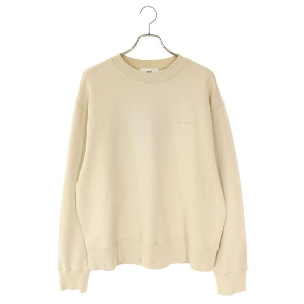 アミアレクサンドルマテュッシ スウェット USW016.JE0052 サイズ:M ダメージ加工ロゴ刺繍スウェット 中古 BS55 AMI Alexandre Mattiussi アミアレクサンドルマテュッシ スウェット