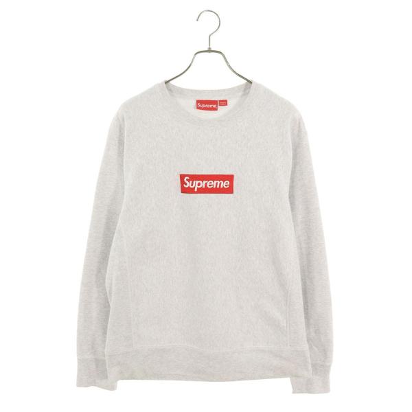 シュプリーム サイズ:M  18AW  Box Logo Crewneck ボックスロゴクルーネックスウェット 中古 OM10 Supreme（シュプリーム） スウェット サイズ:M 18AW Box Logo Crewneck