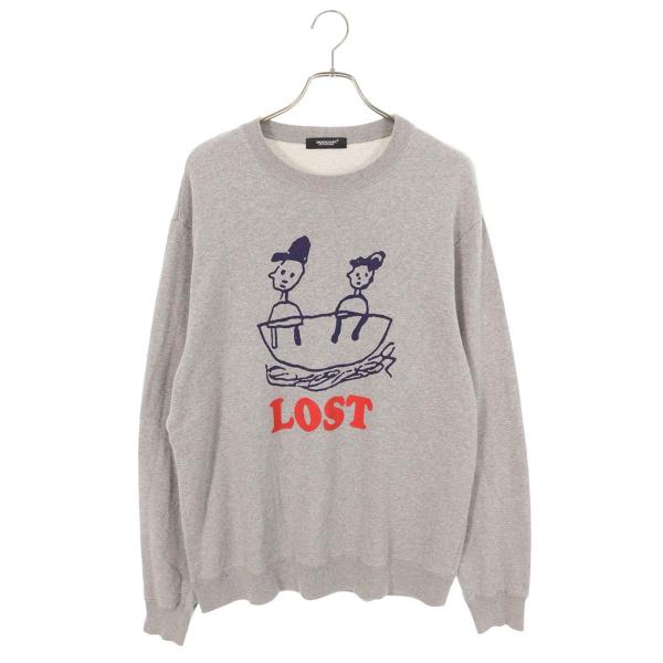 アンダーカバー サイズ:4  UC1B4891-1 LOSTプリントスウェット 中古 BS99 UNDERCOVER（アンダーカバー） サイズ:4 UC1B4891-1 LOSTプリント