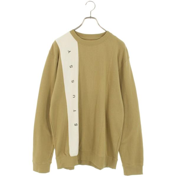 ステューシー サイズ:L  PANELED CREW NECK パネルクルーネックスウェット 中古 BS99 STUSSY（ステューシー） サイズ:L PANELED CREW NECK パネルクルー