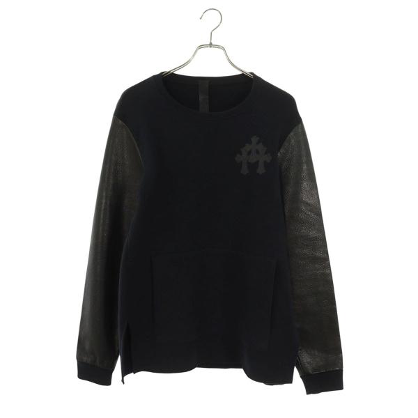 CHROME HEARTS（クロムハーツ） スウェット サイズ:S クロスパッチ袖