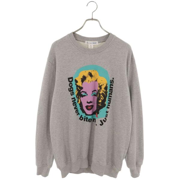 コムデギャルソンシャツ  FM-T002 アンディウォーホルプリントスウェット メンズ XL COMME des GARCONS SHIRT コムデギャルソンシャツ サイズ:XL FM-T002