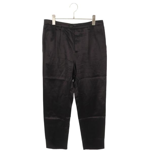 Saint Laurent Paris スラックス チェック　44 SAINT LAURENT ブラック 18SS スラックス サイズ44