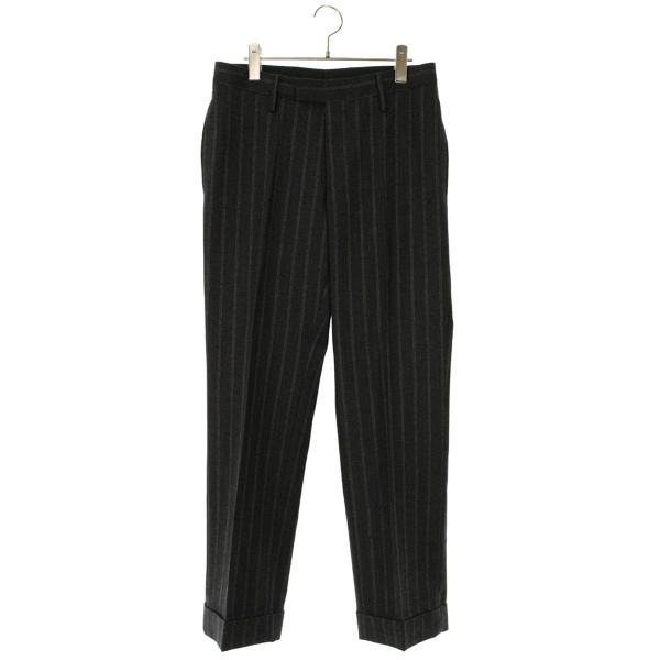 グッチ サイズ:46  21ANFR ストライプウールスラックスロングパンツ 中古 BS99 GUCCI（グッチ） サイズ:46 21ANFR ストライプウールスラックスロング