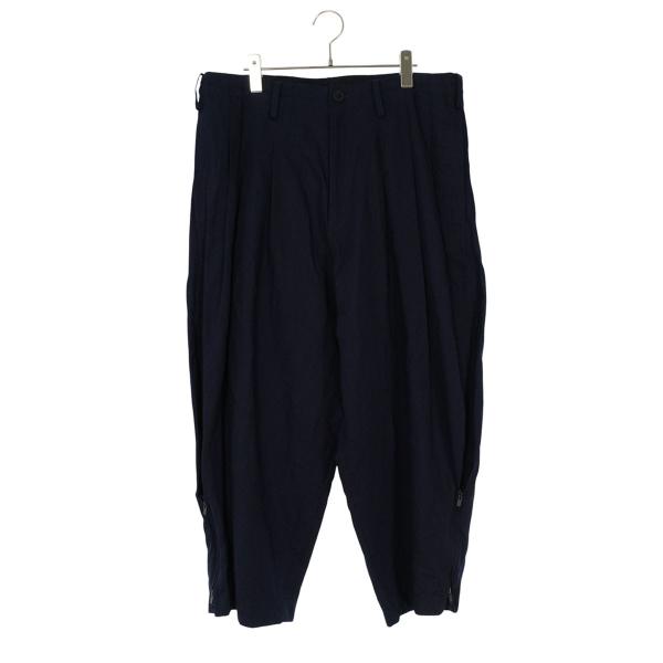 ヨウジヤマモトプールオム トリアセテート ワイド ショートパンツ Yohji Yamamoto POUR HOMME ヨウジヤマモト プールオム 20SS デシン