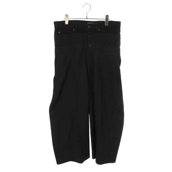 バレンシアガ サイズ:L  808905 TKT28 Twill Trousers With Triple Waistband ツイルトラウザーズトリプルウエストロングパンツ 中古 SB01 BALENCIAGA（バレンシアガ） ロングパンツ サイズ:XS 808905 TKT28