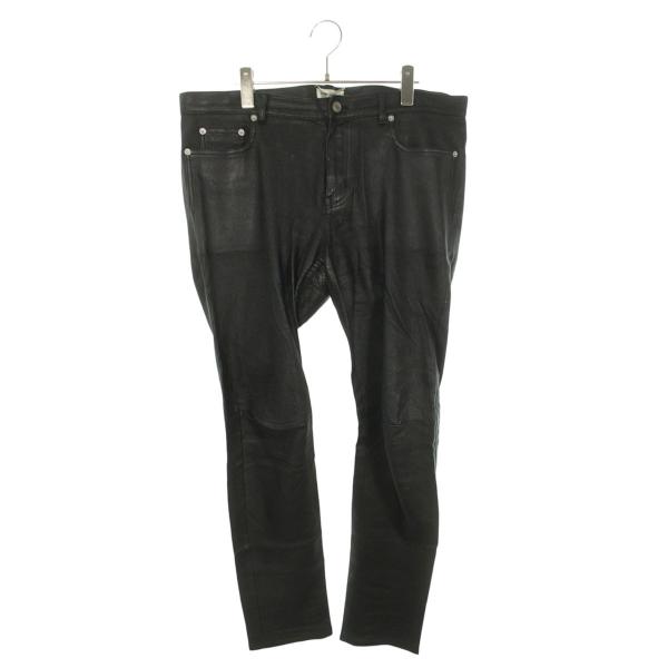 SAINT LAURENT サンローランパリ サイズ:52 471586 Y5KG1 ラムレザー 