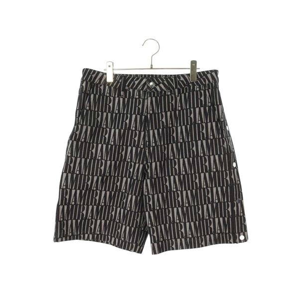 アミリ サイズ:32  24SS カラーロゴデニムハーフパンツ 中古 OM10 AMIRI（アミリ） サイズ:32 24SS カラーロゴデニムハーフパンツ 中古