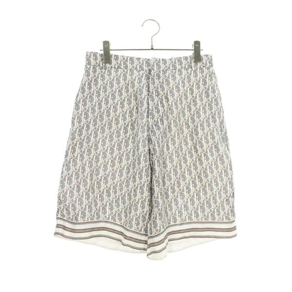 ディオール サイズ:44  013C121B4751 オブリークバミューダシルクハーフパンツ 中古 BS99 ディオール ハーフパンツ サイズ:44 013C121B4751 オブリーク